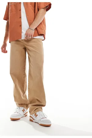 Reclaimed Baggy dad jeans in sand