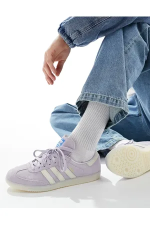 adidas Samba sneakers in lilac and chalk