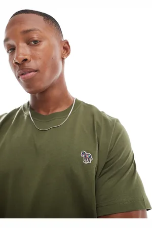 Paul Smith Zebra logo regular fit T-shirt in khaki