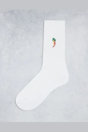 ASOS Sock with chili pepper artwork in