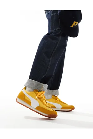 PUMA Easy Rider vintage sneakers in yellow and
