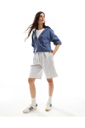 ASOS Supersoft boxy zip up hoodie in