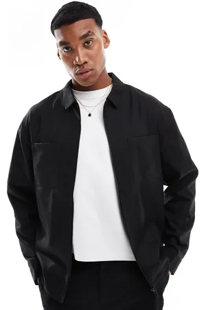 ASOS Slim fit dressy trucker jacket in twill - part of a set