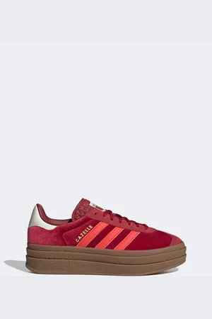 adidas Gazelle Bold sneakers in burgundy