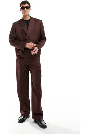 ASOS Wide leg suit pants in satin