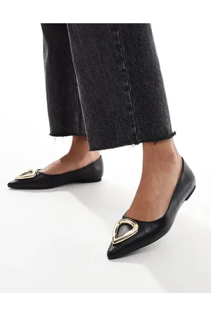 ASOS Lennox trim ballet flats in