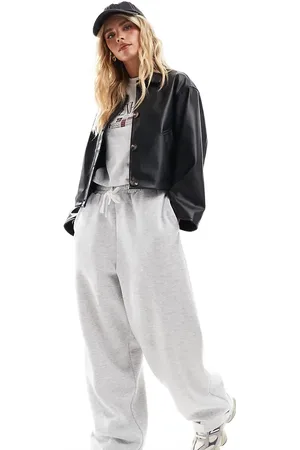 ASOS ASOS DESIGN Petite leather look button up jacket in