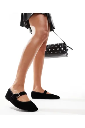ASOS Lou Mary Jane ballet flat in velvet