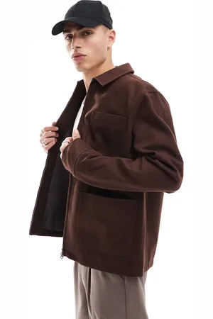 ASOS Wool look worker jacket in