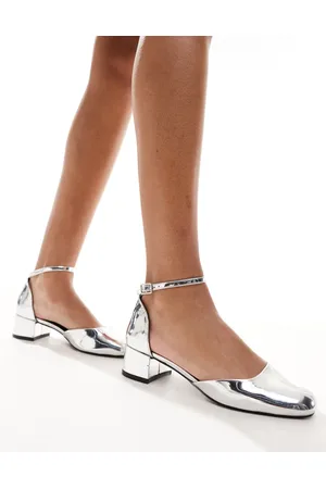 ASOS Syrup mid block heeled shoes in