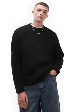Topman Relaxed fit boucle sweater in