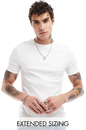 ASOS Essential muscle fit rib t-shirt in