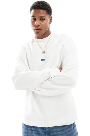 Hugo Blue Relaxed logo sweatshirt in
