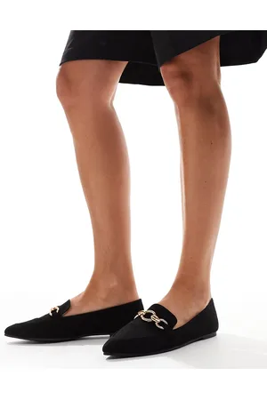 London Rebel London Rebel Felicity wide fit pointed loafers in