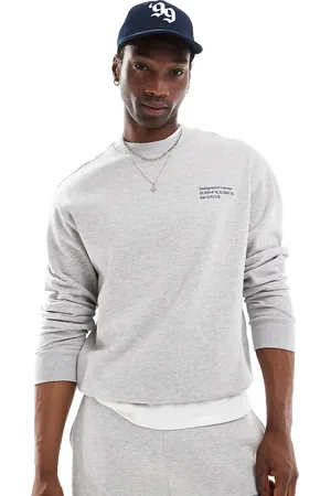 COLLUSION Coordinates print sweatshirt in heather - part of a set