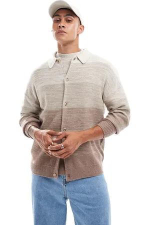 ASOS Relaxed knitted cardigan in ombre - part of a set