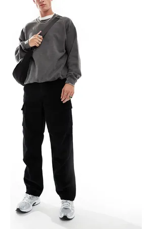 ASOS Baggy corduroy cargo pants in