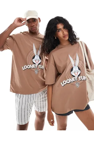 ASOS Unisex oversized license t-shirt with Bugs Bunny Looney Tunes print in