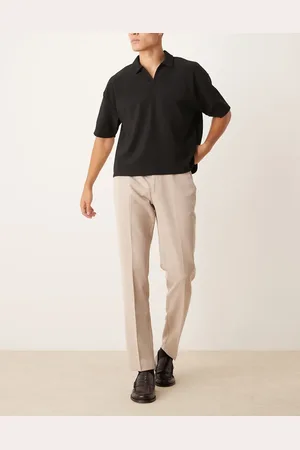 ASOS Smart slim fit pants in stone