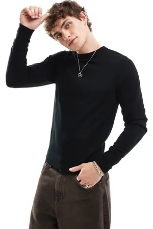 COLLUSION Soft knitted crew neck sweater in
