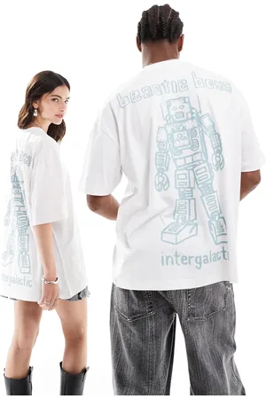 ASOS Unisex oversized licensed T-shirt with Beastie Boys robot print in