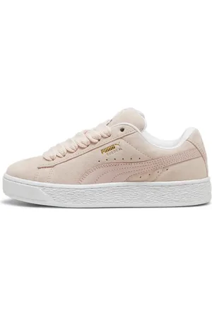 PUMA Suede XL sneakers in light and white