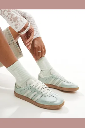 adidas Samba OG sneakers in metallic and white
