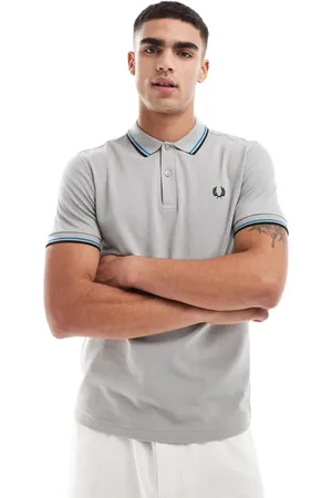 Fred Perry Twin tipped polo shirt in light beige