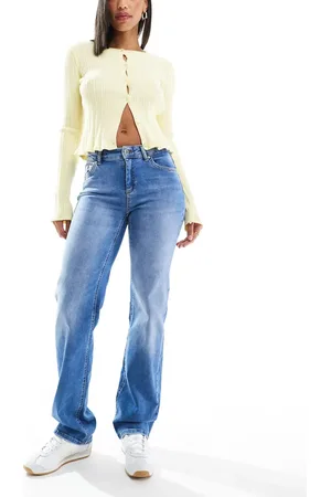 ONLY Blush straight leg jeans in mid wash