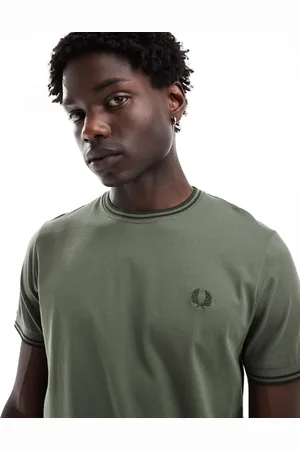 Fred Perry Twin tipped t-shirt in khaki