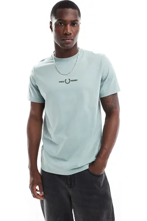 Fred Perry Embroidered T-shirt in light