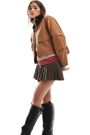 ASOS Wide Fit Callie smart flat riding knee boots in