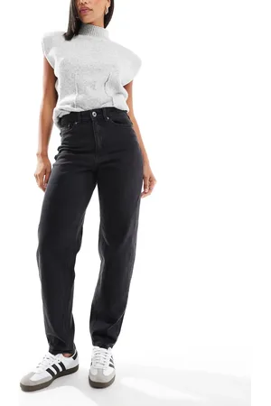 VERO MODA Tessa mom jeans in black wash