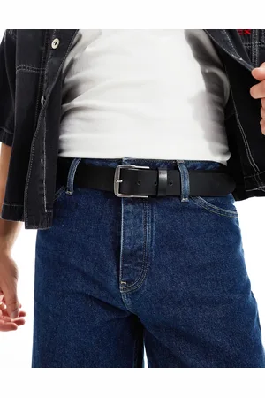 Calvin Klein Classic flat leather belt in