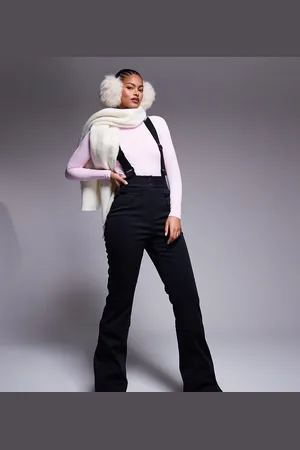 ASOS Tall Ski soft shell water repellent kick flare ski pants in