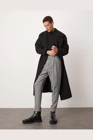 ASOS Smart tapered fit textured pants in