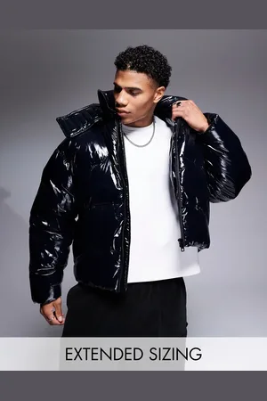 ASOS High shine puffer jacket in