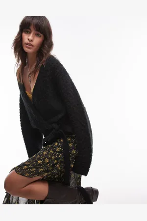 Free People Soft knit wrap sweater in