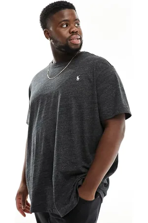 Ralph Lauren Big & Tall icon logo t-shirt classic fit in heather