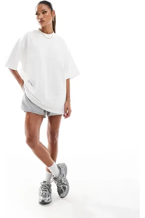 The Couture Club Oversized logo T-shirt in white
