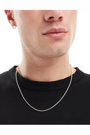 FADED FUTURE Thin rope chain necklace in