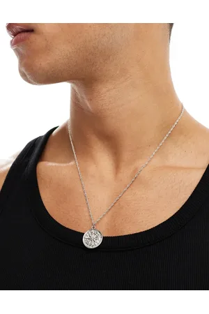 FADED FUTURE Cross pendant necklace in
