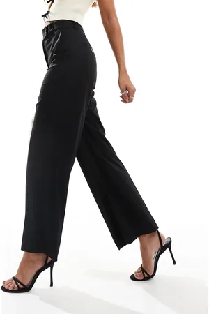 & OTHER STORIES Stretch cropped tailored pants with flare leg in