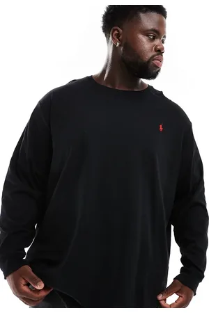 Ralph Lauren Big & Tall icon logo long sleeve t-shirt in