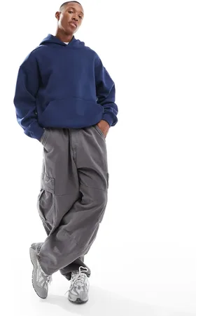 Cotton On Cotton On boxy fit pullover hoodie in indigo