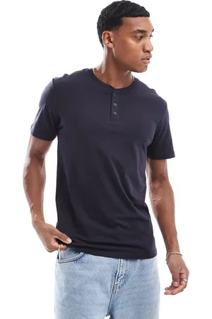 Cotton On Cotton On henley button front t-shirt in