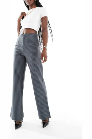 ASOS Wide leg pants in pinstripe