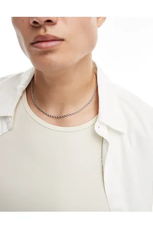 LOST SOULS Rope chain necklace in stainless steel