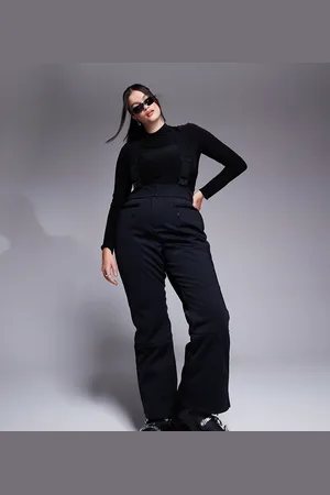 ASOS Curve soft shell water repellent kick flare ski pants in