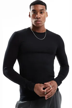 ASOS Essential muscle fit long sleeve T-shirt in